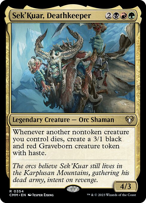 Sek'Kuar, Deathkeeper (cmm) 354