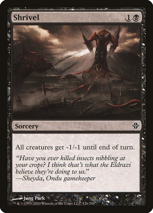 Shrivel (Rise of the Eldrazi #126)