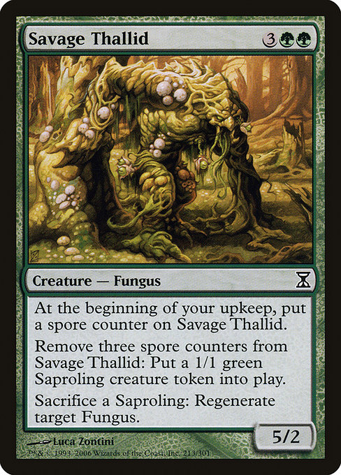 Savage Thallid (Time Spiral #213)