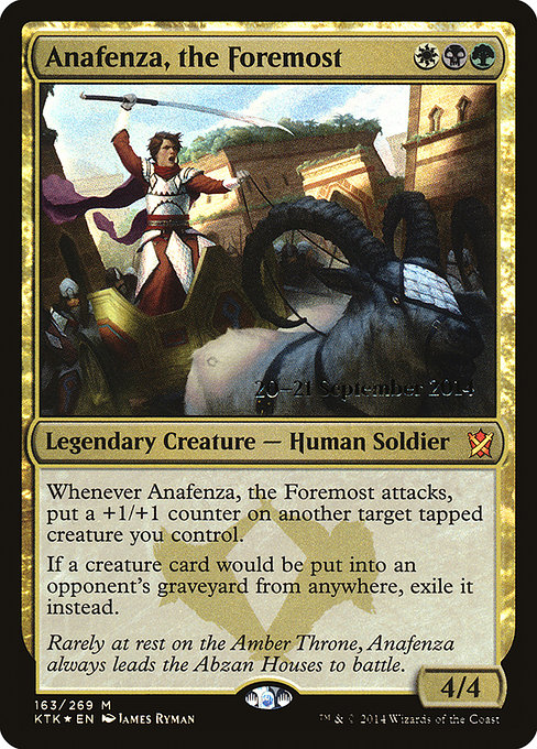 Anafenza, the Foremost (Khans of Tarkir Promos #163s)