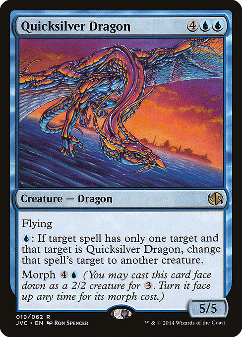 Quicksilver Dragon (Duel Decks Anthology: Jace vs. Chandra #19)