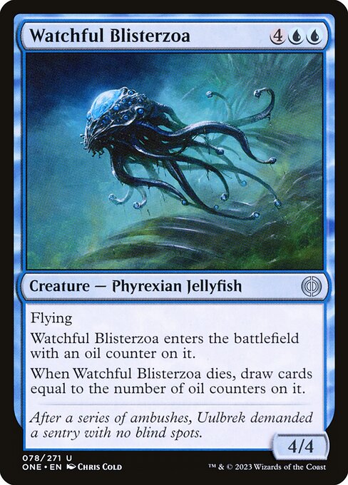 Watchful Blisterzoa (Phyrexia: All Will Be One #78)