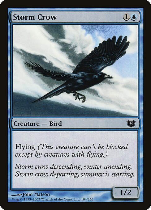 Storm Crow (Eighth Edition #104★)