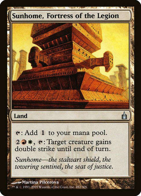 Sunhome, Fortress of the Legion (Ravnica: City of Guilds #282)