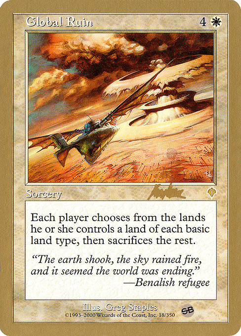 Global Ruin (World Championship Decks 2002 #bk18sb)