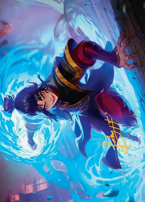 Fire Lord Azula // Fire Lord Azula magic the gathering card art