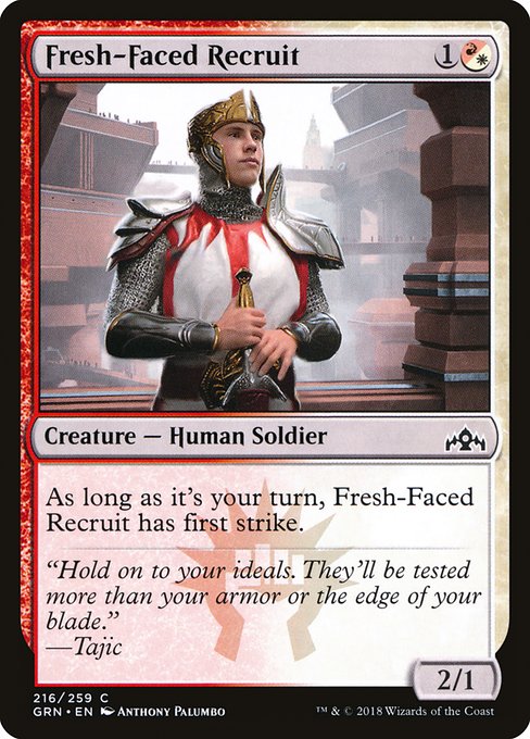 Fresh-Faced Recruit (grn) 216