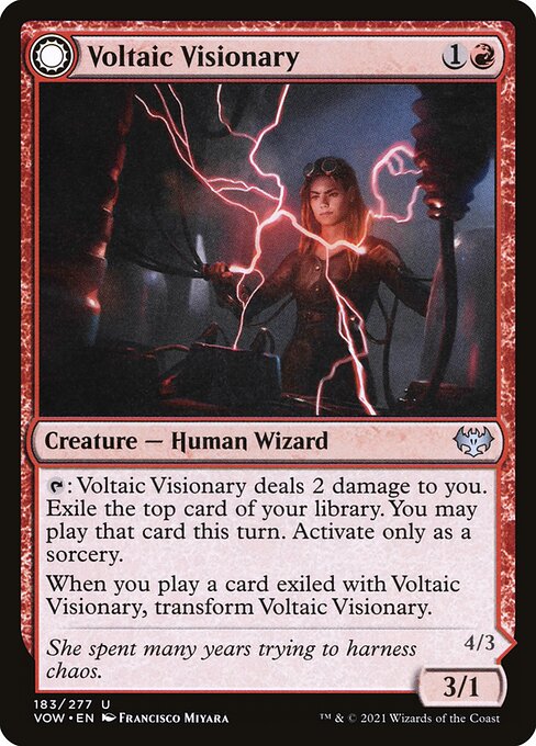 Voltaic Visionary // Volt-Charged Berserker card image