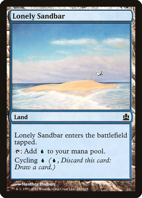 Lonely Sandbar (Commander 2011 #281)