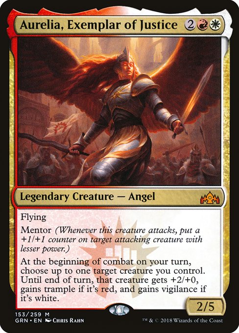 Aurelia, Exemplar of Justice (Guilds of Ravnica #153)