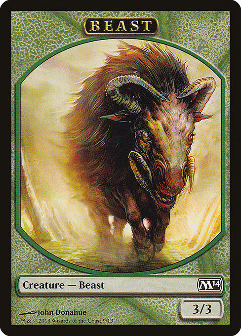 Beast (Magic 2014 Tokens #9)