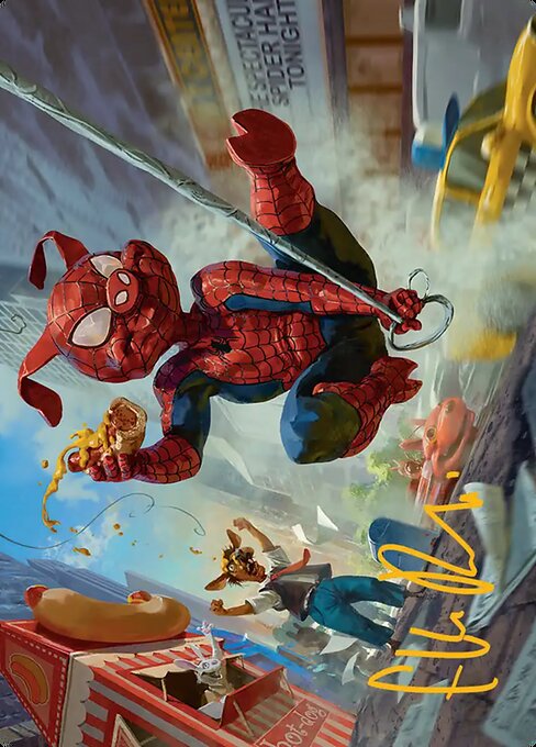 Spider-Ham, Peter Porker // Spider-Ham, Peter Porker magic the gathering card art