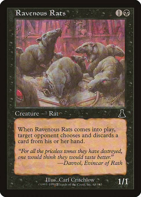 Ravenous Rats (Urza's Destiny #68)