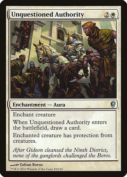 Unquestioned Authority card image