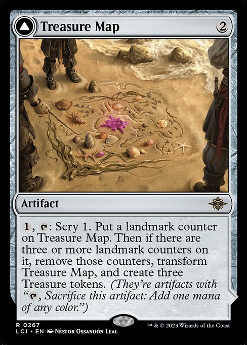 Treasure Map // Treasure Cove (The Lost Caverns of Ixalan #267)