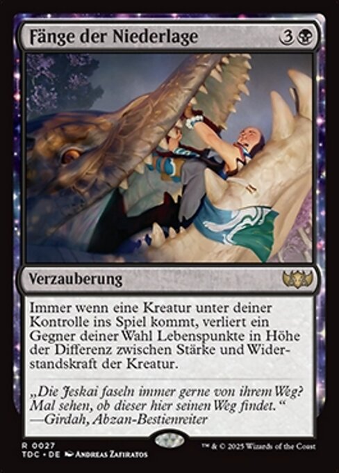 Fänge der Niederlage