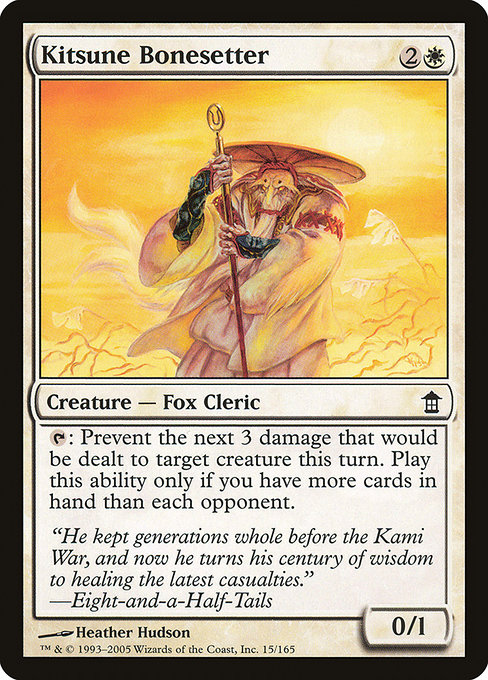 Kitsune Bonesetter (Saviors of Kamigawa #15)