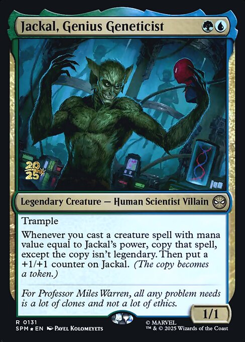 Jackal, Genius Geneticist - (pspm)