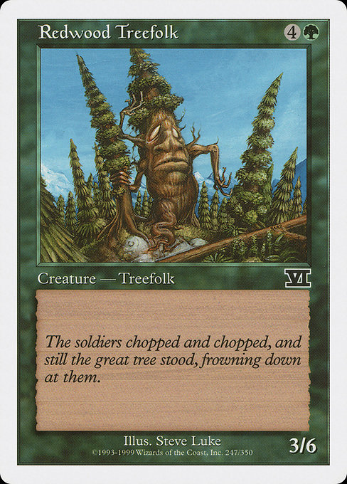 Redwood Treefolk (Classic Sixth Edition #247)