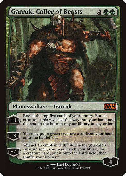 Garruk, Caller of Beasts (m14) 172