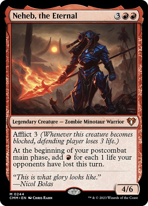 Neheb, the Eternal (Commander Masters #244)