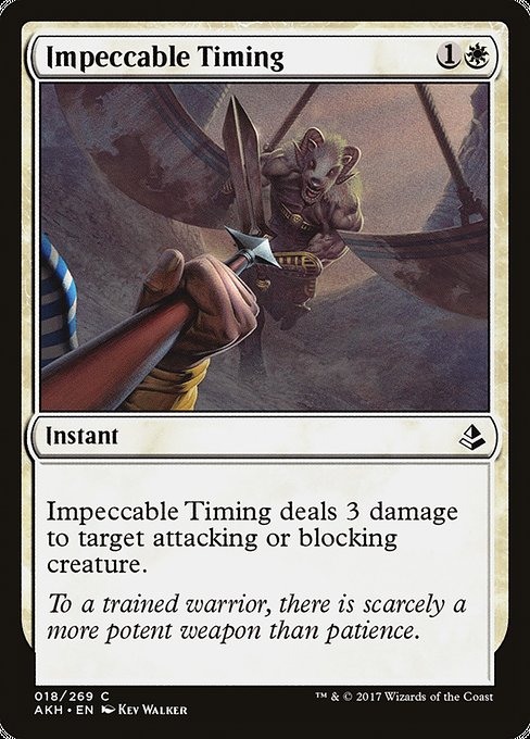 Impeccable Timing card image