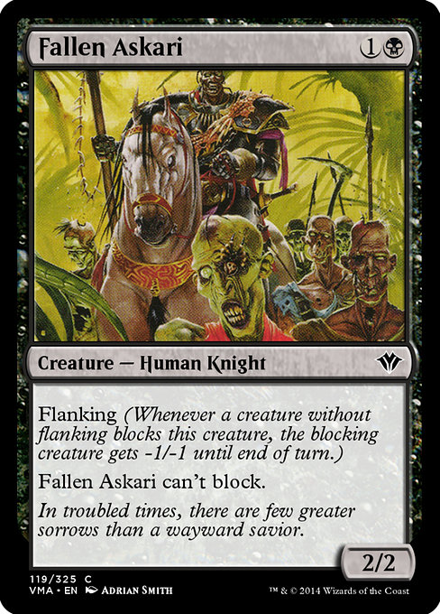 Fallen Askari (Vintage Masters #119)