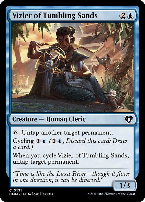 Vizier of Tumbling Sands (Commander Masters #131)
