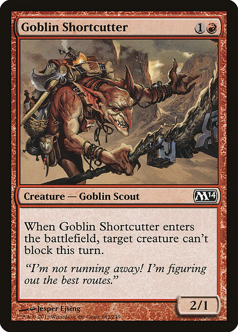 Goblin Shortcutter (Magic 2014 #142)