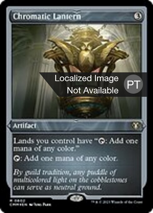 Chromatic Lantern - Commander Masters Magic: The Gathering Card - Artifact by Jung Park