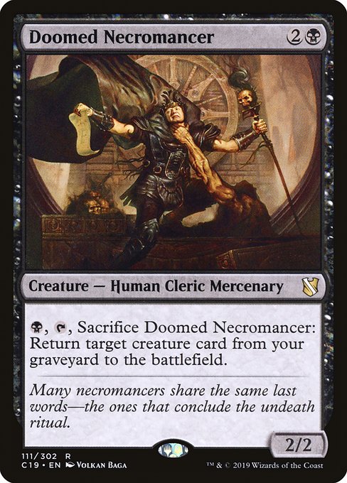 Doomed Necromancer (Commander 2019 #111)