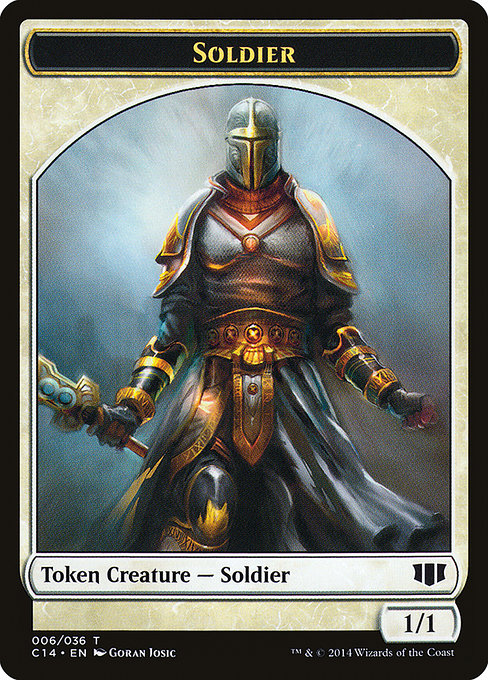 Soldier (Commander 2014 Tokens #6)