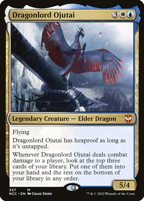 Dragonlord Ojutai (New Capenna Commander #337)