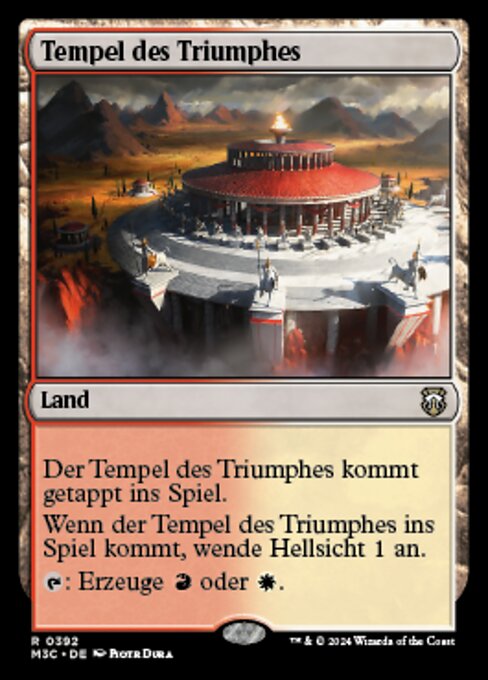 Temple of Triumph (Modern Horizons 3 Commander #392)