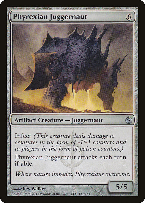 Djaggernaut phyrexian|Phyrexian Juggernaut
