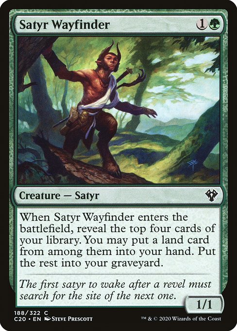 Satyr Wayfinder (Commander 2020 #188)