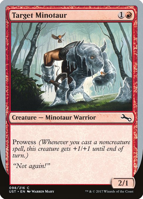 Target Minotaur (Unstable #98a)