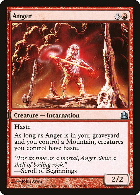 Anger (Commander 2011 #109)
