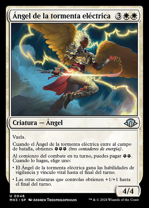 Ángel de la tormenta eléctrica