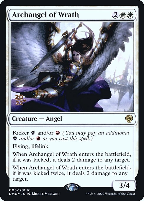 Archangel of Wrath (Dominaria United Promos #3s)