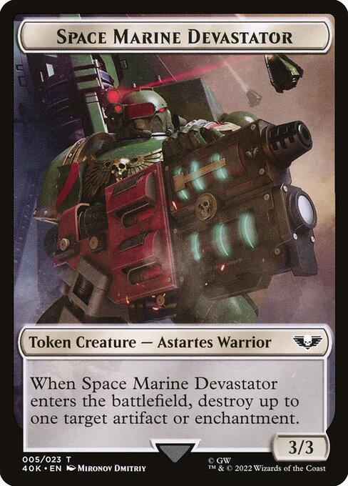 Space Marine Devastator card image