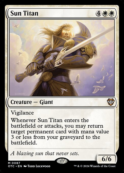 Sun Titan (Outlaws of Thunder Junction Commander #87)