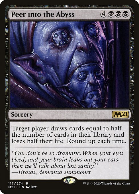 Peer into the Abyss (Core Set 2021 #117)