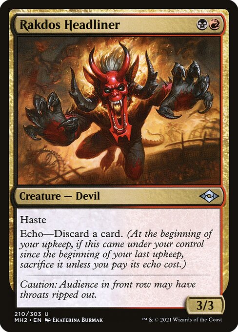 Rakdos Headliner card image