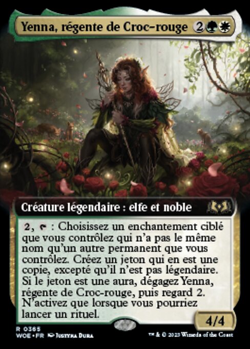 Yenna, Redtooth Regent (Wilds of Eldraine #365)