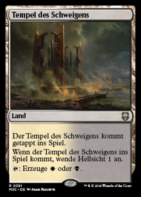 Temple of Silence (Modern Horizons 3 Commander #391)