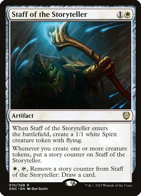 Staff of the Storyteller (Phyrexia: All Will Be One Commander #10)