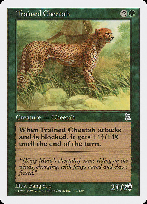 Trained Cheetah card image