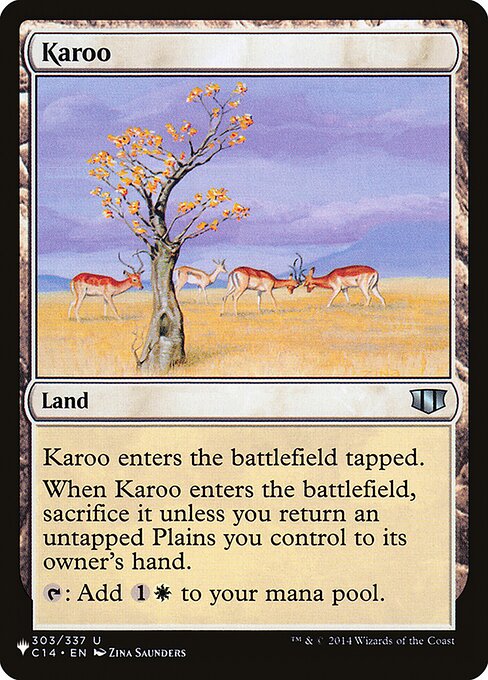 Karoo (The List #C14-303)
