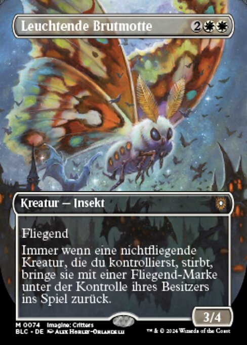 Luminous Broodmoth (Bloomburrow Commander #74)